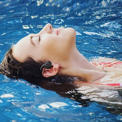 China High Quality Waterproof Osteoconductive Noise Canceling Headphones Swimming To Protect Ear Bone Conduction Earphone for sale