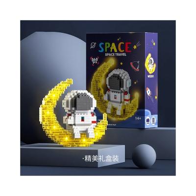 China Microparticle Educational Light Type High-difficulty Toy Mini Assembling Toy Building Blocks for sale