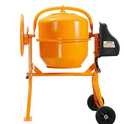 China Portable 2 Wheel Household Mixing Powder Manual Mixer Small Concrete Mixer for sale