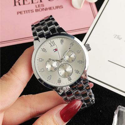 China Tom Luxury Women Dress Watches Diamond Stainless Steel Wristwatches Men's Sports Trend Wholesale Stopwatch Customized for sale