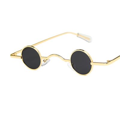 China Round Shape Women 2021 Small Round Sunglasses Shape Retro Sun Glass Shades Metal Frame Polarized Lenses for sale