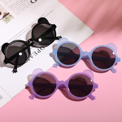 China Fashion Sunglasses Children's Cartoon Glass Shades Cute Baby Girls Sunglasses Trend Cute Sunglasses for sale