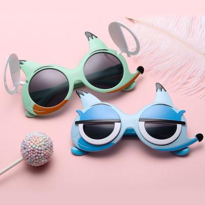 China 2021 Fashion New Children's Sunglasses Cartoon Little Fox Sunglasses for Boys and Girls Cute Shade Sunglasses Children for sale