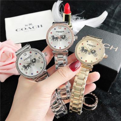 China High quality wholesale men's watch day/date brand watch lovers watch charm strap relogio feminino for sale