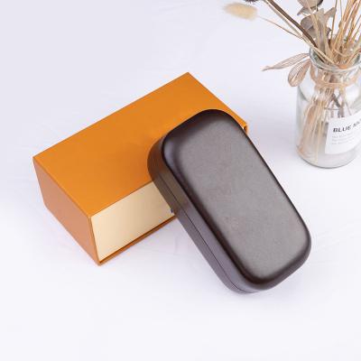 China Fashional Glasses Case Yellow Logo Sunglasses Case Packaging Cardboard Boxes Luxury Brand Wholesale High Quality for sale