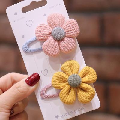 China Cozy wholesale children's hairpin hairpin headdress bb flower clip princess girl head flower head inclusive hair accessories for sale