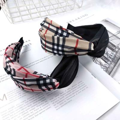 China Comfortable Wholesale Ladies Hair Accessories Fashion Print Twist Knot Wide Brim Headband For Women Headbands for sale