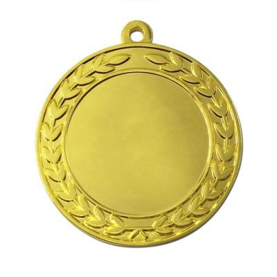 China Wholesale Cheap Custom Europe/America Blank Gold Plated Souvenir Blank Medals And Ribbons Sports Awards Trophies And Medals for sale