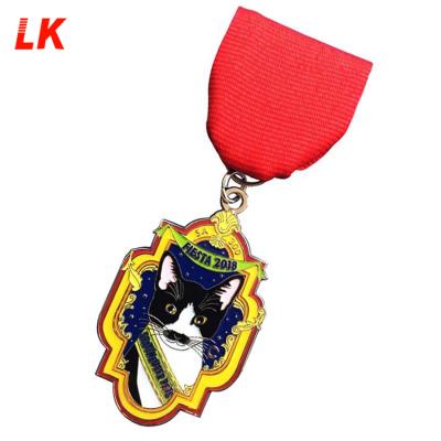 China Custom Europe San Antonio Texas Fiesta Medal Metal Enamel Carnival Orden Stimulates Fiesta Medallion Medallion for sale