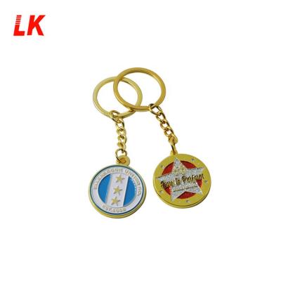 China Cheap high quality custom made 3d metal promotion gift key chain key holder for sale