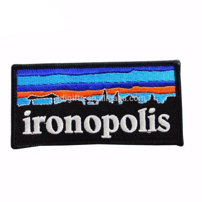 China Handmade Soft Strong Iron On Embroidery Textile Patch Custom Embroidered for sale