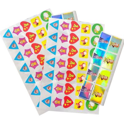 China High Quality Custom Puffy Stickers Kids Bear Kids Rewards Animal Sticker Waterproof Wholesale Customized for sale