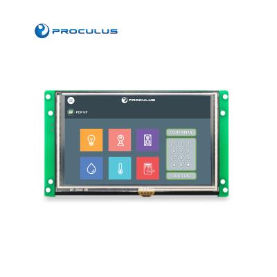 China Proculus 10.1 inch uart wall mounted touch screen resistive smart home lcd panel tft tablet module display modules 10.1 inch for sale