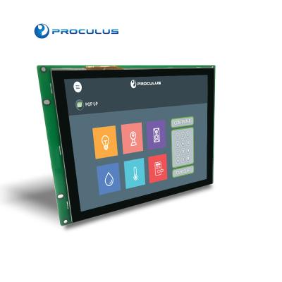 China Industrial Application Proculus flexible 7 inch tft lcd uart module sunlight readable oled power board with controller touch screen for sale