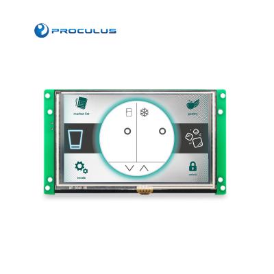 China Proculus 10.1 Inch Uart Industrial Equipment Touch Screen Display Module LED 12V TFT 300 Capacitive Slow 20,000 Hours TTL 10.1 Inch for sale