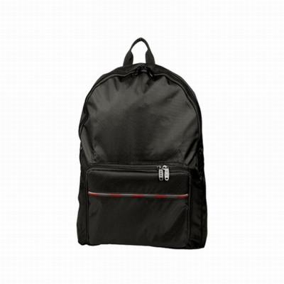 China Men's Multifunctional Waterproof Unisex Waterproof Zipper Computer Backpack School Bag Black Fashion Black School Bag Soft Handle Bag for sale