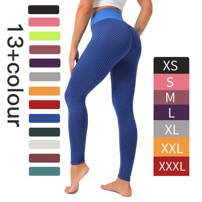 China Wholesale Breathable Sexy Women Solid Butt Lifting High Waist Tik Tok Pants Tiktok Workout Gym Fitness Yoga Leggings for sale