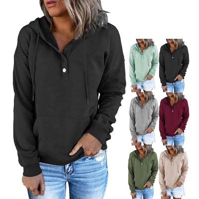 China Popular Custom Made Women's Hoodie Sweatshirt Plain Logo Pullover Colorful Fleece Ladies Solid Color Anti-wrinkle Fleece for sale