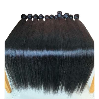 China Natural Color Virgin Remy Silky Straight Hair Bundles Body Wave Cuticle Aligned Hair Bundles Long Hair For Daily Use for sale