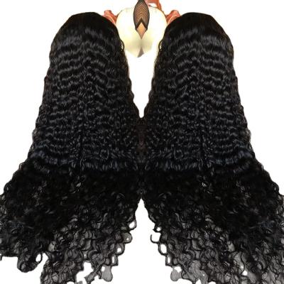 China Wholesale Hd Transparent Hair Wigs Long Brown Body Wave Hair Water Wave Silky Frontal Lace Wigs For Black Women for sale