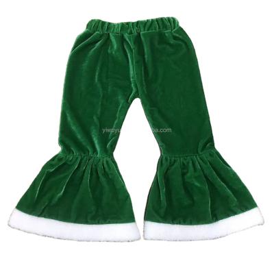 China 2021 Polyester/Cotton Hot Christmas Girl's Leggings Pants Baby Long Kids Winter Boutique Pants For Girl for sale