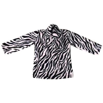 China 2021 Comfortable Lambswool Jacket Kids Coats Leopard Grain Stripe RTS Autumn Winter Children's Clothing Formal For Kids for sale