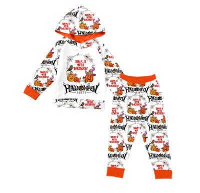 China Cotton 100% Wholesale Kids Boutique Clothing Sets Halloween Clothes Boys 100% Cotton Kids Clothes Outfits For Fall for sale