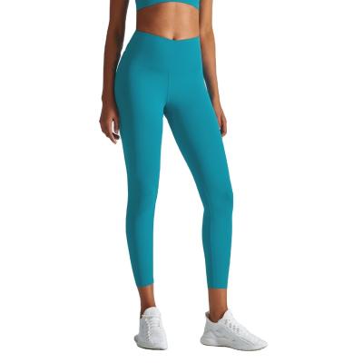 China Breathable High Waisted Tummy Control No Front Seamed Compression Women Yoga Fitness Tights Comfortable Quick Dry Gaiters for sale