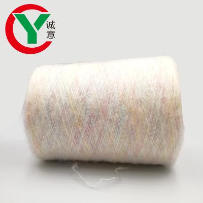 China Top Hot Sales Anti-static DIY Hand Knitting Mohair Yarn Crochet Yarn 32% Child Mohair Yarn High Quality Cone for sale