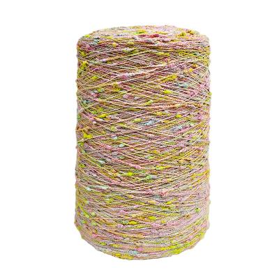 China Beautiful viable hot sale 100%polyester knot yarn neppy fancy knitting yarn for sale