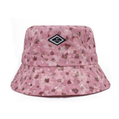 China COMMON Bucket Hats Packable Sun Covers For Women Print Pattern Bucket Hat Fashion Sun Shade Fisherman Hat for sale