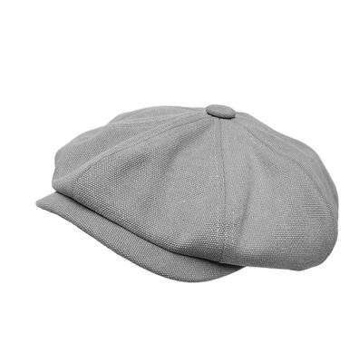 China Newsboy Peaks Wholesales Hot Custom Women Men Common Winter Hats 8 Panel Gray Brown Ivy Hats for sale