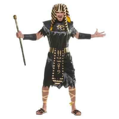 China Wholesales role-playing cosplay party role-playing costume Halloween adult men's Egyptian Pharaoh Cosplay costume for sale