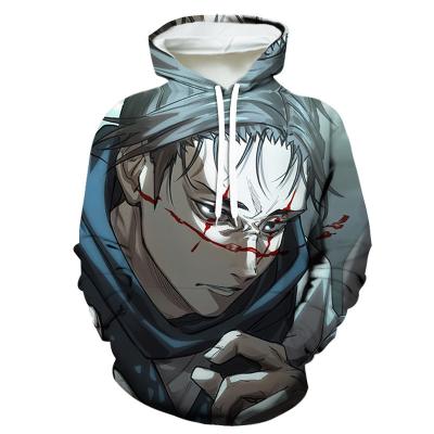 China Anti-wrinkle 3D pattern printed men's hoodies sweatshirts anime hoodie custom unisex printing street wear for sale