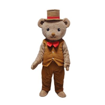 China Funny cartoon teddy bear mascot hot TV animal costume adult animal cosplay and movie cosplay costumes for sale