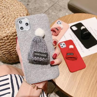 China Hot Free Shipping Phone Case For iPhone 12 11 6 pro 7 8 Se plus X XS XR XS Max Luxury 3D Cute Hat Cell Phone Back Cover Coque MDPC211 for sale