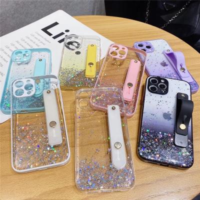 China free shipping Anti-falling stand mobile cover for iPhone 12 pro case Max Mini Fashion Shockproof Bracelet Cell phone case for sale