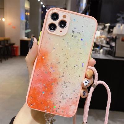 China free shipping Anti-fall strap mobile cover for iphone 12 pro case Max Mini Fashion 2021 New Rope Lanyard Cell Phone Case for sale