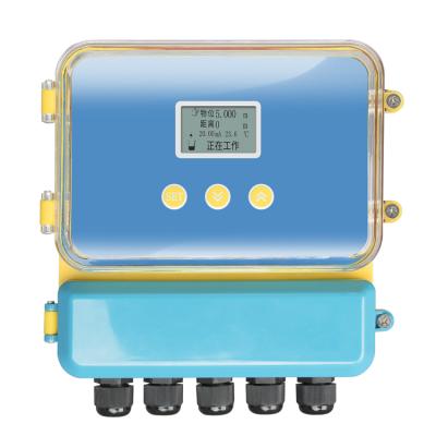 China Acid Separate Ultrasonic Liquid Level Gauge for River Sump Level Water Ultrasonic Level Sensor and Flow Measurement for sale