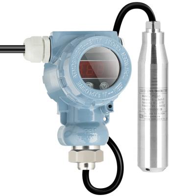 China Yezon PY201S Swimming Pool Water Transmitter Water Tank Digital Water Pressure Analog Liquid Level Sensor PY201S 4-20mA for sale