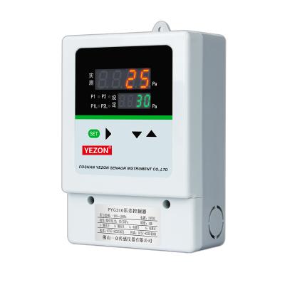 China Differential Pressure Controller Precise Differential Pressure Sensor With LED Display 172*112*60 for sale