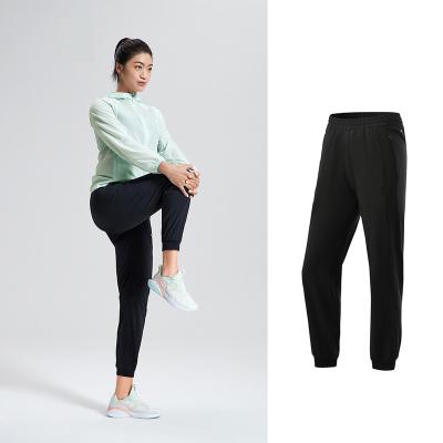 China Anti-wrinkle Promotional Wholesale Joggers Casual Pants Fitness Use Casual Women's Ribbed Quick Dry Pants for sale