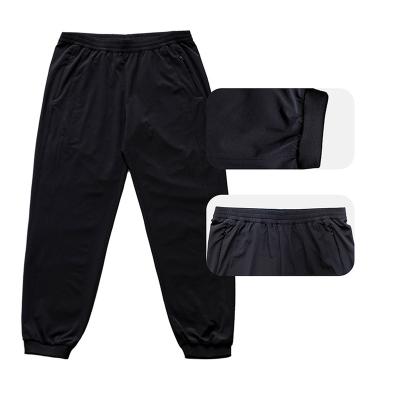 China Anti-Wrinkle Mens Lightweight Tracksuit Bottoms Sports Elastic Pants Gym Running Joggers for sale