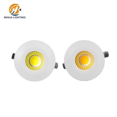 China CE EMC Down Light Indoor Home Aluminum PP 3w COB Round Recessed Mounted Ceiling Led Spot Light for sale