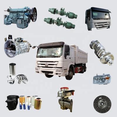 China Heavy Duty Truck 10 wheeler SINOTRUK HOWO Truck Parts HOWO 371 375 Dump Truck Spare Parts for sale