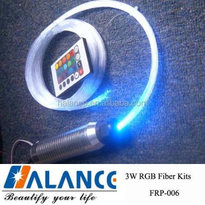 China Lu 10W 200 Strands RGB LED Fiber Optic Lighting Kit For Car Roof Celing for sale