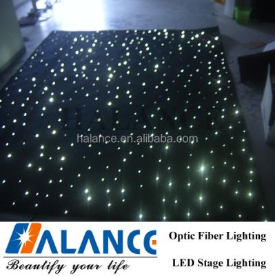 China Fireproof Curtain Glitter Cinema Backdrop Lighting Fiber Optic Led Star Cloth for sale