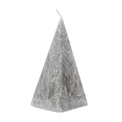 China Geometric Art Candle Soy Triangle Candle Creative Scent Cone Snow Mountain Birthdays for sale