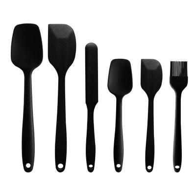 China Viable Set High Quality Silicone Spatula Cookware Set Kitchen Spatula Brush Silicone Baking Tool Kit for sale