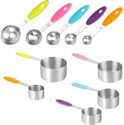 China Viable Set of High Quality Customized Stainless Steel Measuring Cups and Spoons from China Manufacturer for sale